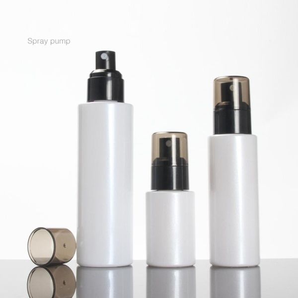 face spray bottle,100ml glass pearl white mist spray bottle
